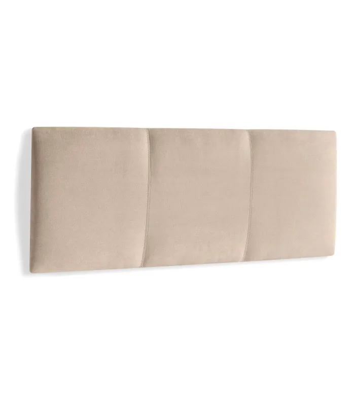 Cabecero tapizado beige 150x60 cm Maite