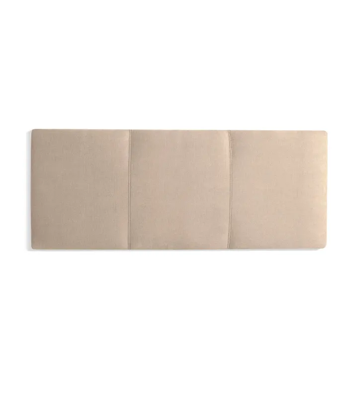 Cabecero tapizado beige 150x60 cm Maite