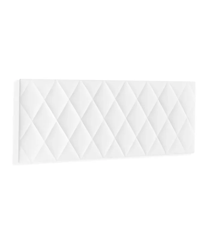 Cabecero Marisa tapizado blanco de 150cm