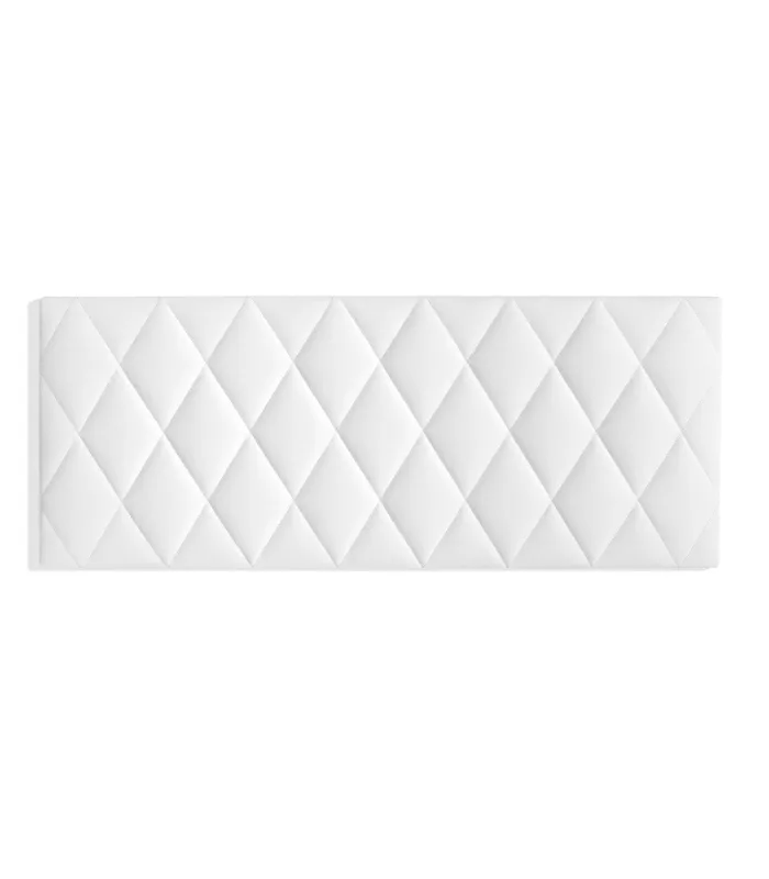 Cabecero Marisa tapizado blanco de 150cm