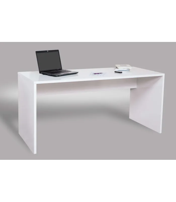 Mesa de despacho blanca 160x68x75 cm moderna y funcional