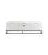 White lacquered TV module OMAN 180 x 45 x 53 cm (L x W x H)