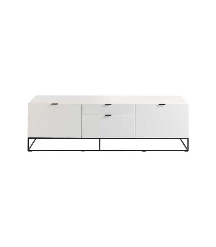 White lacquered TV module OMAN 180 x 45 x 53 cm (L x W x H)