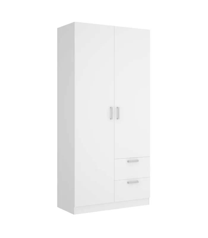 DKT Roupeiros de portas articuladas Roupeiro 2 portas 2 gavetas