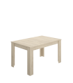 Mesa de salão extensível Banhos em cor natural 76 cm (alto)140-180 cm (largura)90 cm (largo)