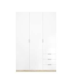 copy of Wardrobe 3 doors 3 folding drawers 121 cm wide