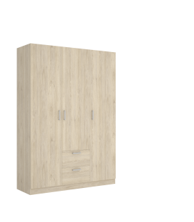 copy of Wardrobe 3 doors 2 Maxi drawers 150 cm wide