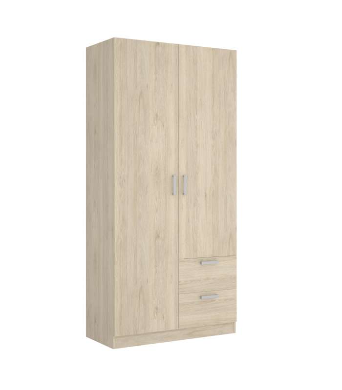 copy of Wardrobe 2 doors 2 Maxi drawers 100 cm wide