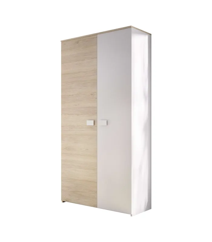 Conjunto juvenil cama 90, mesita, armario y cómoda Duna-4