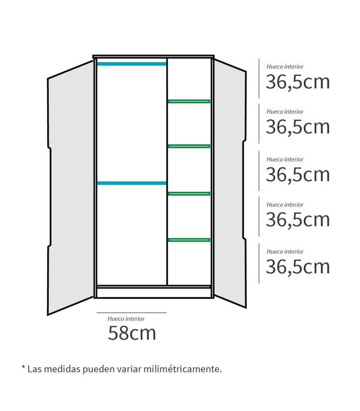 PTARCH Roupeiros de portas articuladas copy of Armário de