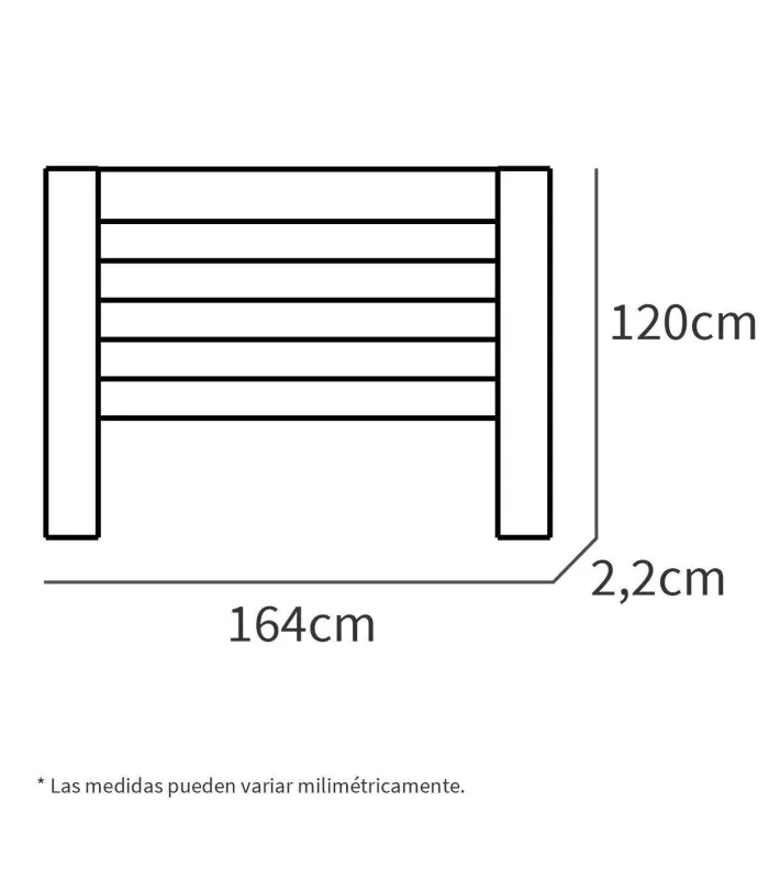 copy of Headboard 160 Elsa