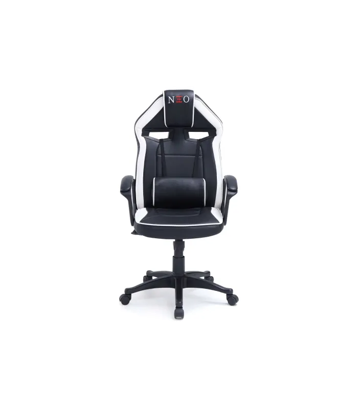 Sillón giratorio gamer Neo Avance, negro/blanco