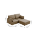 copy of Canapé Chesterfield 2 places en tissu velours ou