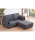 copy of Canapé Chesterfield 2 places en tissu velours ou