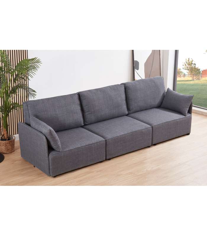 copy of Canapé Chesterfield 2 places en tissu velours ou