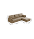 copy of 1, 2 or 3 seater Chesterfield sofa in Velvet fabric or