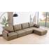 copy of 1, 2 or 3 seater Chesterfield sofa in Velvet fabric or