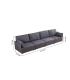 copy of 1, 2 or 3 seater Chesterfield sofa in Velvet fabric or