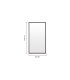 copy of Modern mirror mod. 815 various colors to choose 54