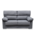 HM-ACTUALLY Sofas Sofá dos plazas Asdrúbal tapizado gris, 140