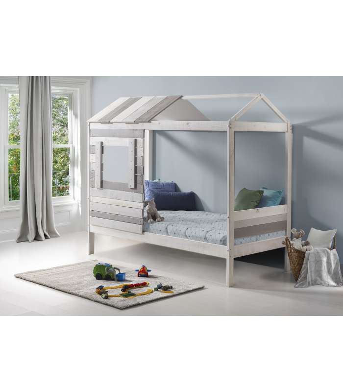 BED CABAÑA SIA-2 WHITE/LIGHT GRAY/DARK GRAY