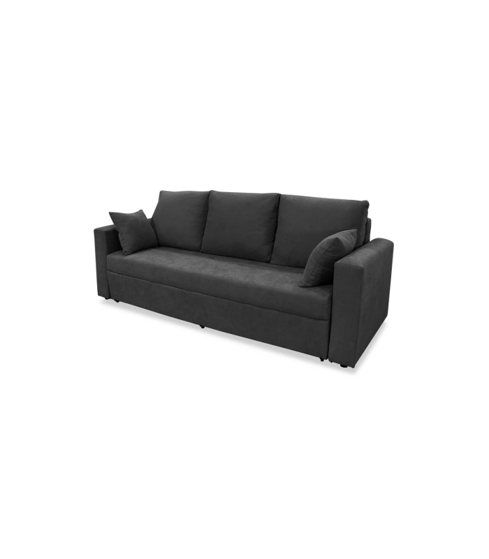 HM-ACTUALLY Sofas cama Sofá cama modelo Cloud tapizado negro