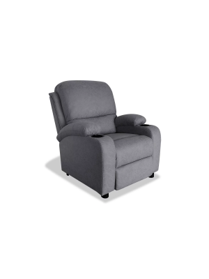 Sillón relax manual gris, cómodo y ergonómico