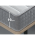 copy of Matelas Kenia de Relax Muelle Ensacado HR avec visco 25