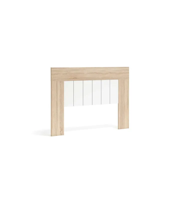 Cabecero Delicias roble cambrian/blanco 120x162 cm