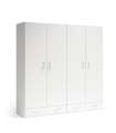 copy of Roupeiro 3 portas articuladas acabamento branco 180 cm(altura)120 cm(largura)50 cm(profundidade)