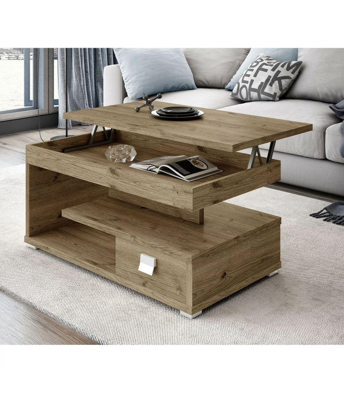 copy of Table basse relevable 51 cm(hauteur) 110 cm(largeur) 55