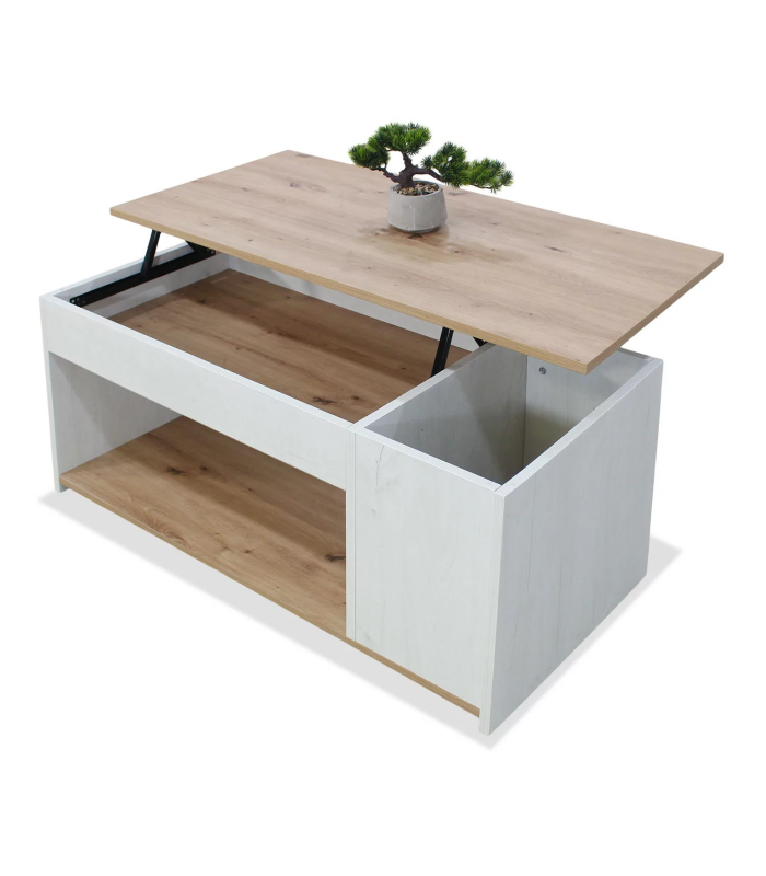 copy of Table basse relevable 51 cm(hauteur) 110 cm(largeur) 55