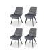 HM-ACTUALLY Sillas de salon Pack de 4 sillas modelo Jimena