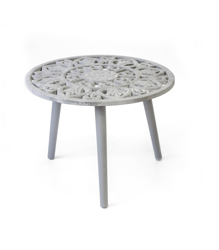 copy of Table basse ronde bon marché en finition blanche 41-69