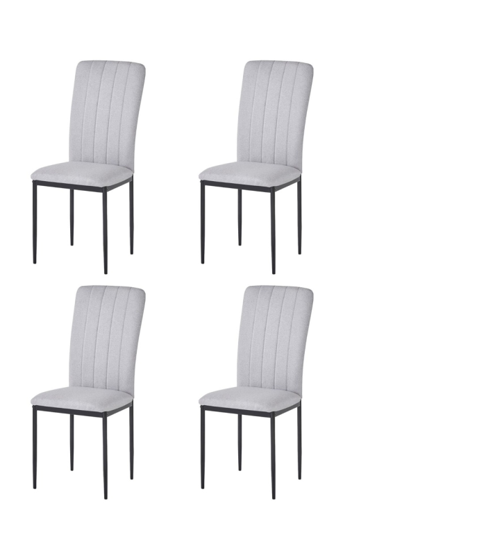 copy of Pack of 4 chairs in various colors.