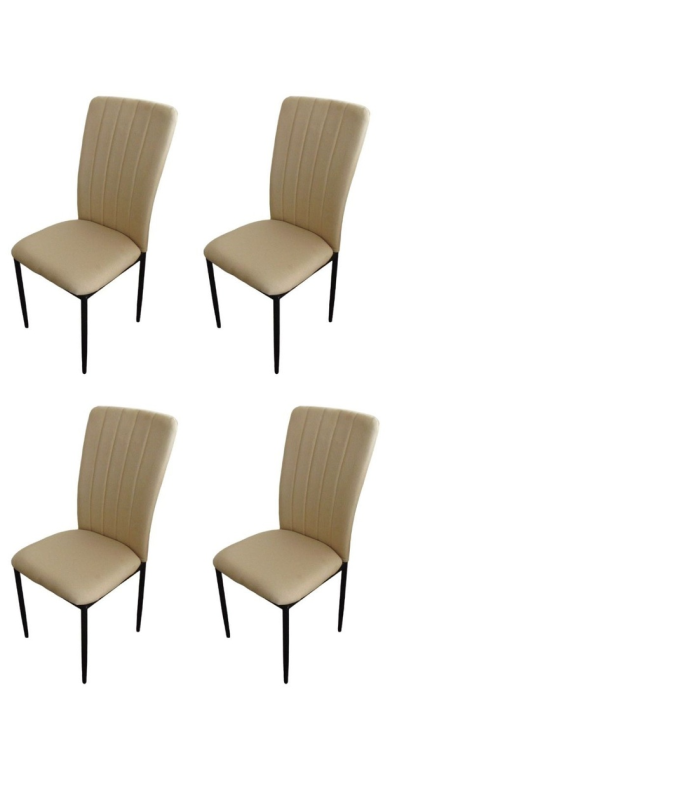 copy of Pack of 4 chairs in various colors.