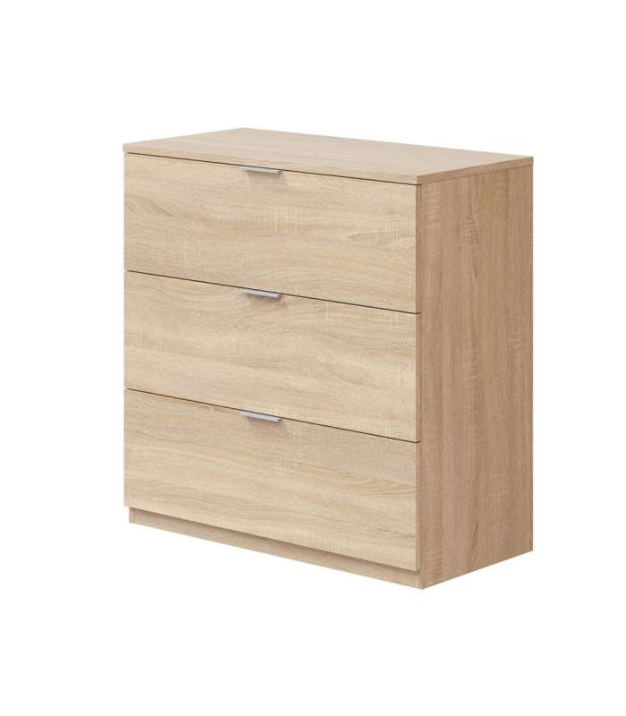 copy of Comfortable 3 oak or white drawers