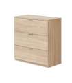 copy of Comfortable 3 oak or white drawers