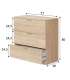 copy of Comfortable 3 oak or white drawers