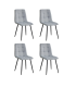 HB-HOME pack de 4 sillas Pack de 4 sillas Md-Portland tapizadas