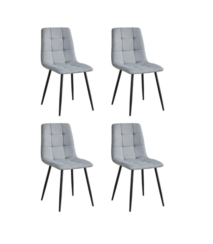 copy of Pack of 4 chairs in various colors.