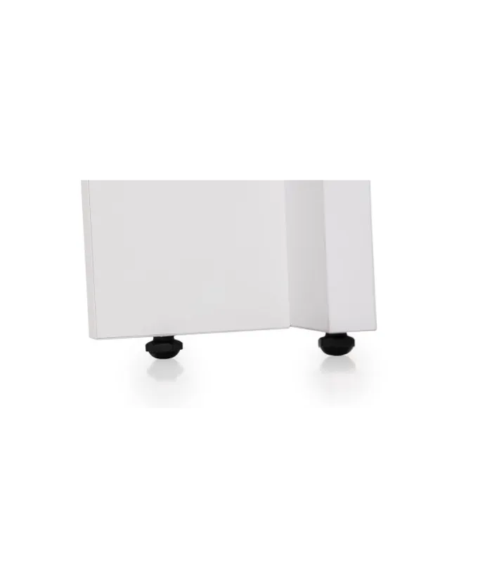 Mesa redonda blanca para oficina y estudio