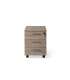 Commode 3 tiroirs en finition orme clair ou blanc 58