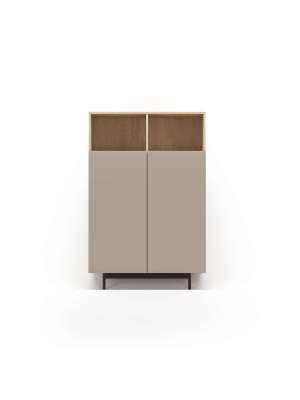 Mueble auxiliar 603-1 roble/arena, 110x90x34 cm