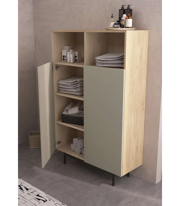 Mobiliário auxiliar 603-1, carvalho, 110 x 90 x 34