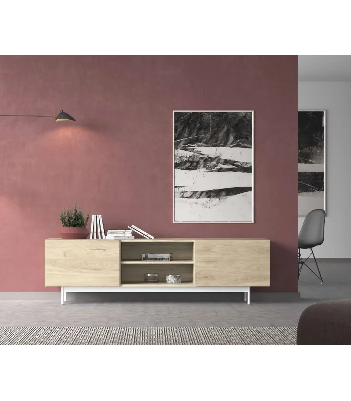 HERDASA Muebles de televisión Mueble bajo televisión Md-608-2