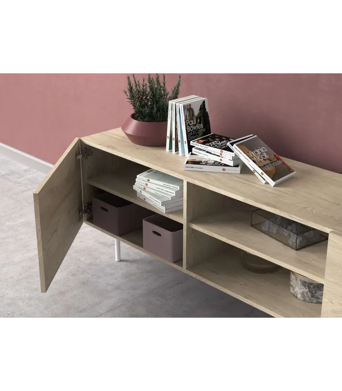 HERDASA Muebles de televisión Mueble bajo televisión Md-608-2