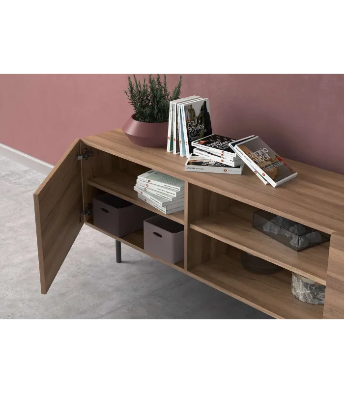 HERDASA Muebles de televisión Mueble bajo televisión Md-608-2