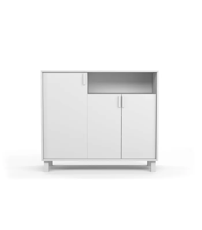 Sapato receptor 3 portas branco Modelo 520