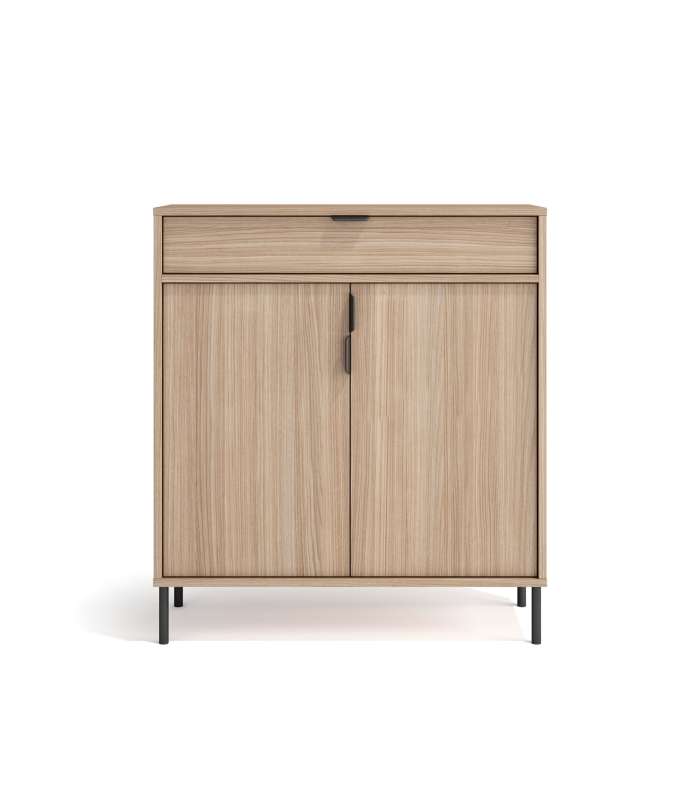 HERDASA Cajoneras Mueble auxiliar/zapatero 2 puertas 1 cajón en